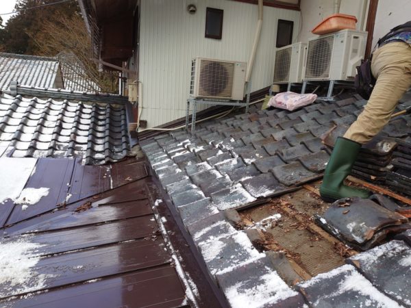 阿賀野市で屋根工事